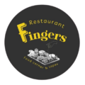 logo fingers restaurant, food corner & tapas